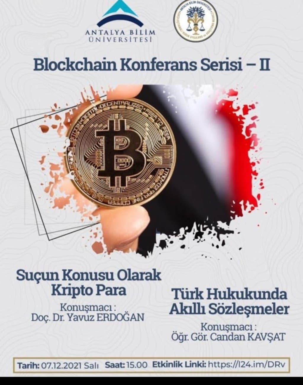 ABÜ blokchain afişi