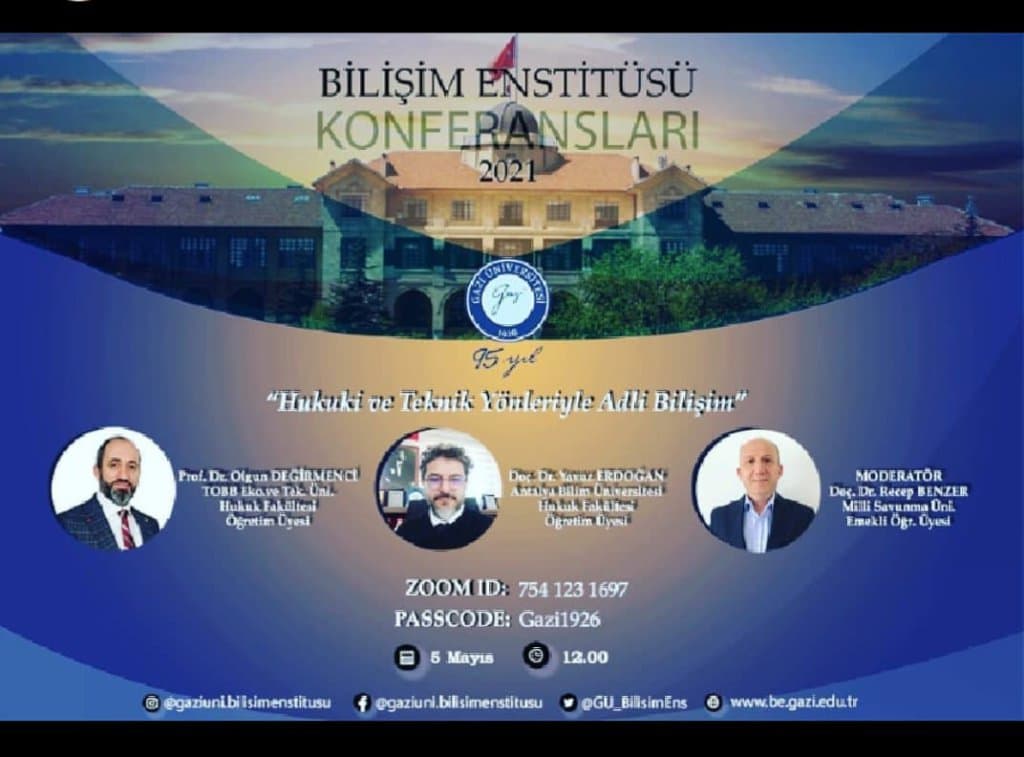 Gazi üniversitesi bilişim enstitüsü afişi